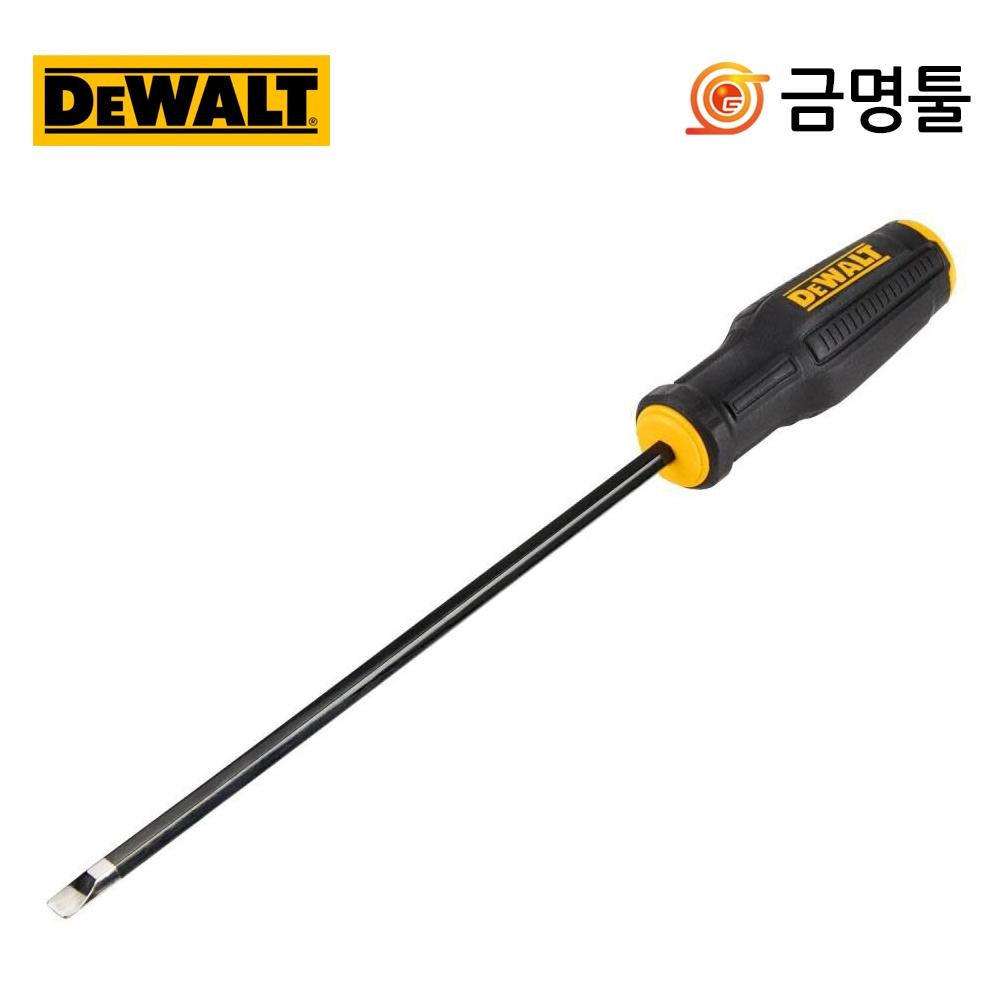 

DeWalt DWHT65006 прямая отвертка 6,5x200 мм с магнитным наконечником, черный хромированный стальной стержень S2