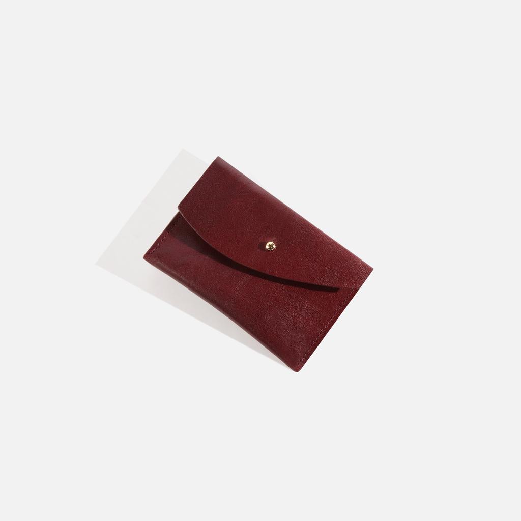 Cone Saltrezi Card Case Brown/Burgundy