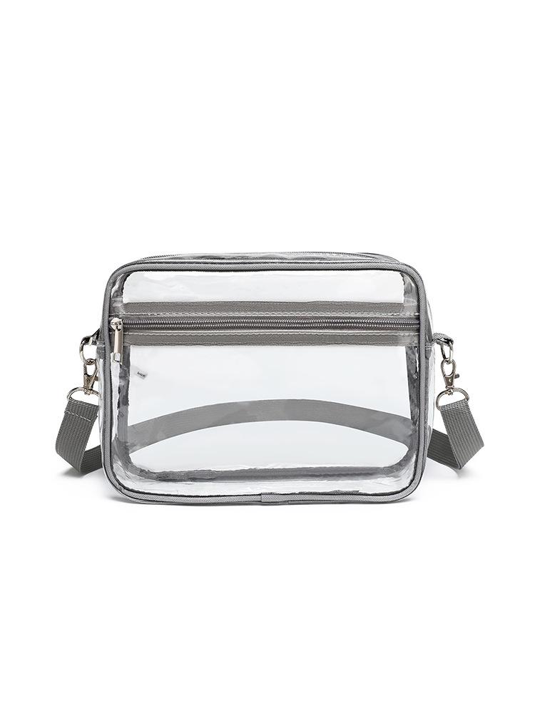 Transparent PVC Crossbody Travel Bag – Lightweight for Beach and Outings