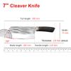 Kitchen Knives Cleaver Meat Chopping Vegetables Butcher Knife Wooden Handle Chef Cleaver Knives Hand Forged Blade Chinese Knives