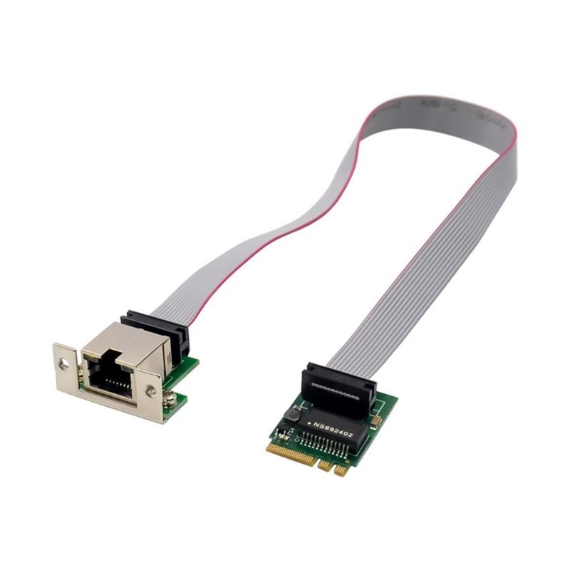 

Fast RJ45 Card M.2 A+E To Single port 1000M Networking Adapters CardRTL8111F Chip Rj45 Adapters Card