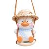 1 PC Anime Little Duck Swing Car Pendant Cute Auto Rearview Mirror Ornaments Interior Decor Gift for Car Lovers