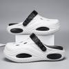 New Breathable Slide Shoes For Men Summertime Eva Clogs Garden Shoes Outside Holes Beach Slide Shoes Plush Comfort Slides Trend Clogs