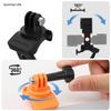 Flexible Silicone Mount for DJI Pocket 3/Osmo Action 5 Pro/4/3/Insta360 Ace Pro 13 - Adjustable Strap Bracket with Secure Clamp,