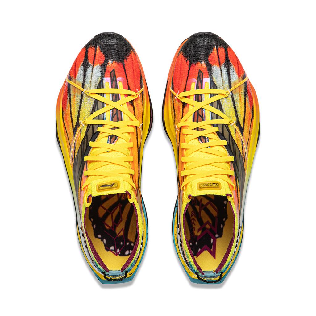 Li Ning Feidian 6 Ultra Breakthrough Butterfly Capsule Technology Running Shoes Unisex Running Shoes Fluorescent-Mango-Yellow ARMW005-14