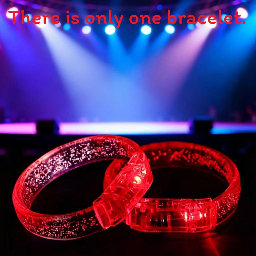 Led Glowing Hand Bracelet Concert Prop Waterproof Flashing Party Accessory For Night Events