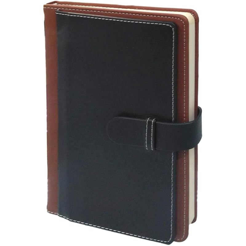 AccuPrints A5 Diary with PU Leather Belt Lock Pages 200 for Office