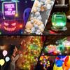 Mini LED Balloon Light Waterproof Flash Tumbler Ball Lamp Glow LED Lamp for Lantern Wedding Birthday Christmas Party Decoration