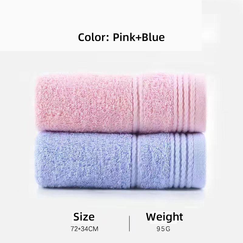 Pure Cotton Towel, Soft and Thick for Washing Face, Absorbs Water, and Wipes Face. Adult Men and Women Can Take a Shower Without Shedding Hair