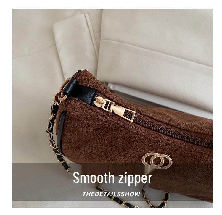 2025 Minimalistische Damen Umhänge-Schultertasche: Französisches Nischendesign für Damen