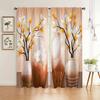 Sunflower Vase Printed Drapes , Rod Pocket Windowpane Treatment for Girls Bedchamber , Office , Kitchen ,LivingroomSpace,HouseholdDecoration