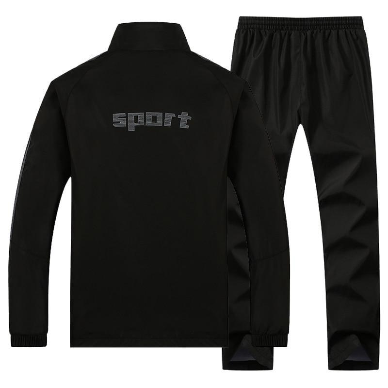 Kış Eşofman Erkek Günlük Takım Uzun Kollu Spor Takım Elbise Erkek İki Parça Set