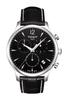 Tissot Tradition Men's Watch with Black Dial and Leather Strap (T0636171605700) [Official Import]