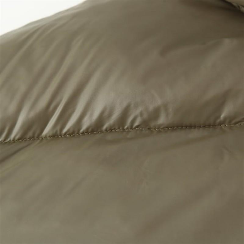 Womens Winter Short Puffer Coat Slim Fit Long Sleeve Solid Color Stand Collar Cotton Padded Jacket Office Casual Wear