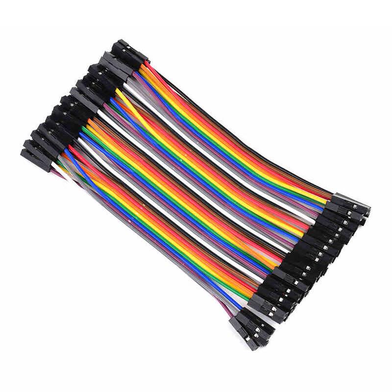 Meibaogu 40-Pin Copper Core Dupont Jumper Wire Ribbon Cable
