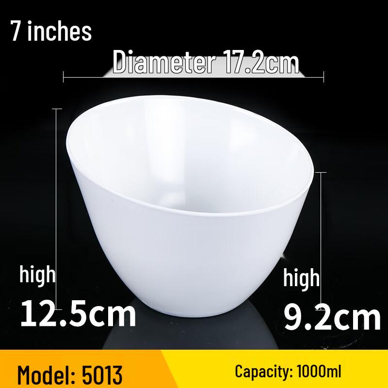 Rectangular Melamine Hotpot Bone Dishes (5-Pack)