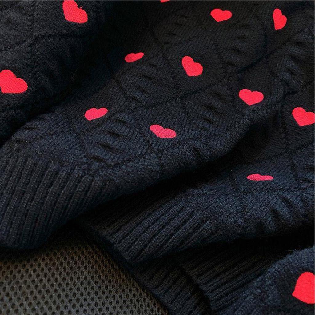 Women's Fashionable Little Love Sweater Knitted Top