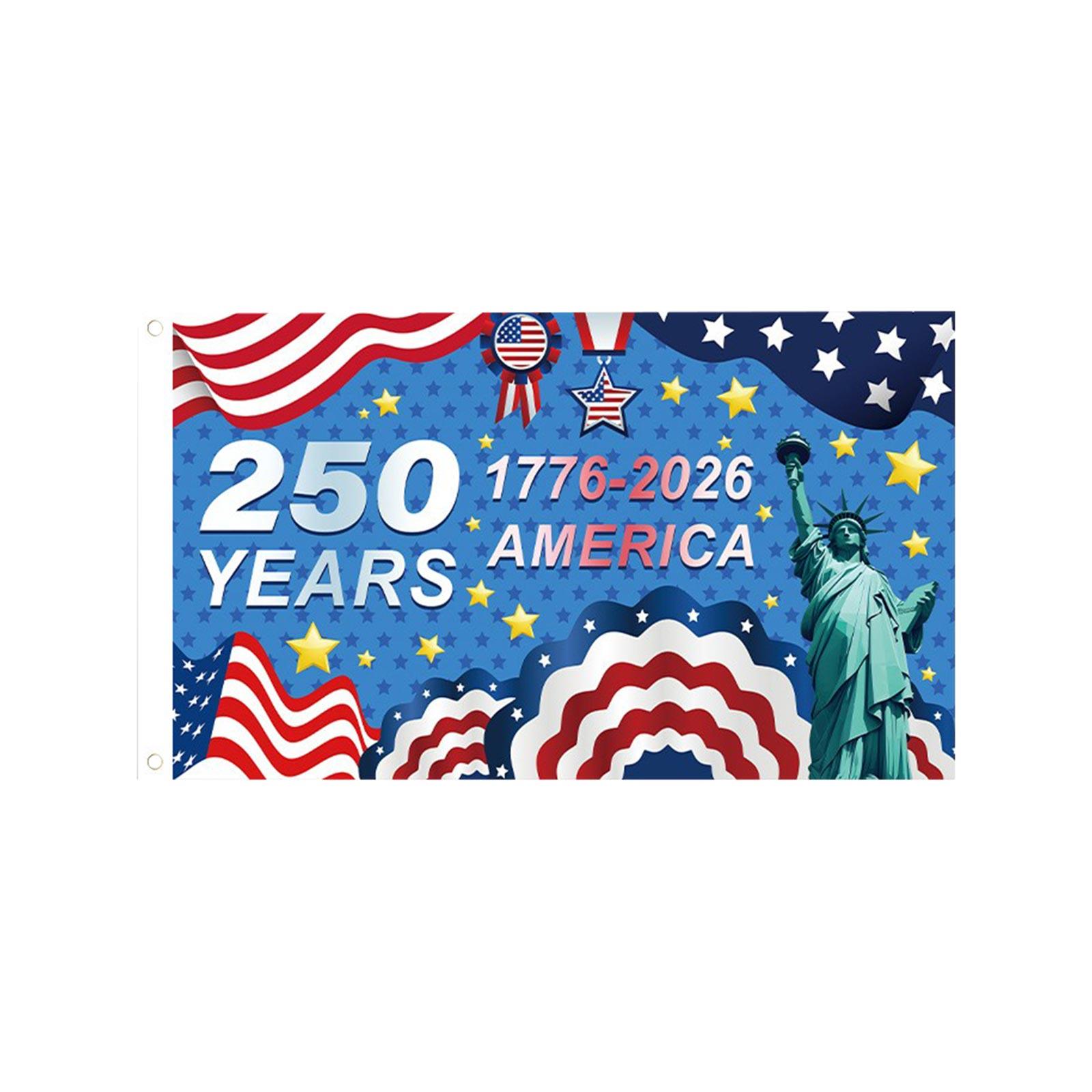 

Anniversary Flag, Holiday Decoration, Flag Decoration, Outdoor Courtyard Atmosphere Decoration One Size