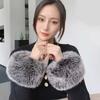 Soft Furry Wrist Sleeves for Fashionable Women and Trendy Youth Arm Warmer Multicolored Y2K Furry Wrist Cuffs
