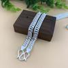 Solid Flat Necklace Men's Trendy Hip-hop Horsewhip Chain Domineering Men's Thick Cuban Chain