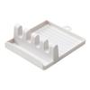 Cap Shelf Spoon Rest Stove Organizer Pots Cover Rack Spoon Holder Wall-mounted Pot Lid Holder