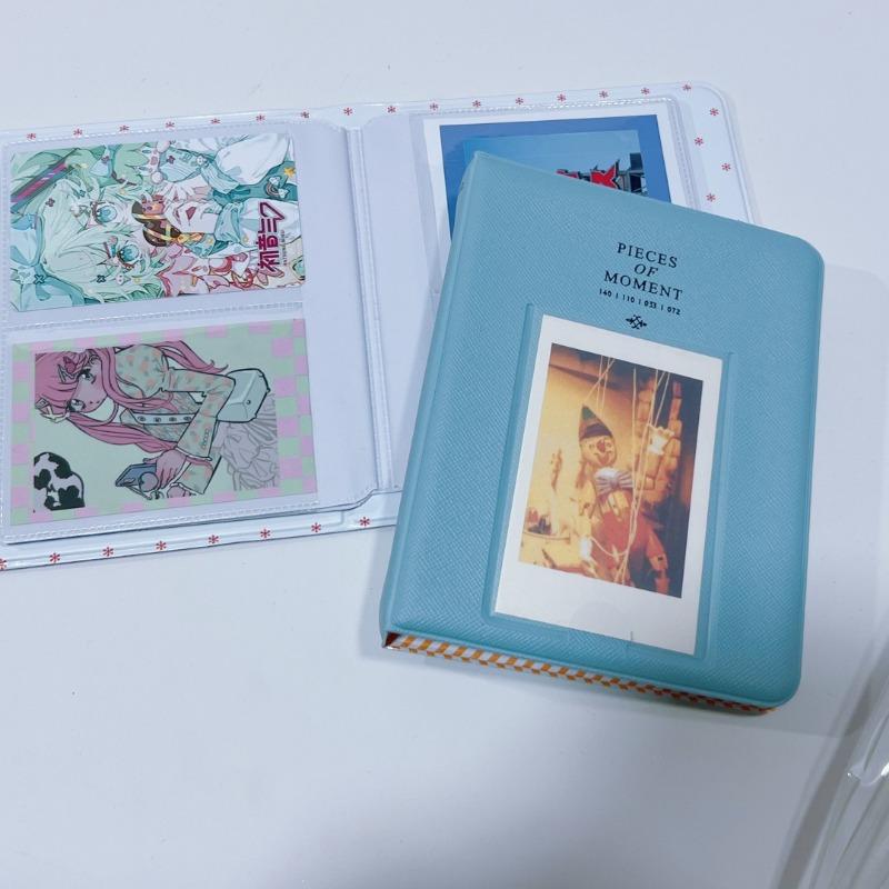 64 Pockets For Polaroid Photo Album Mini Instant Picture Case Storage for Fujifilm Instax Mini Film Instax Wedding Photo Album синий