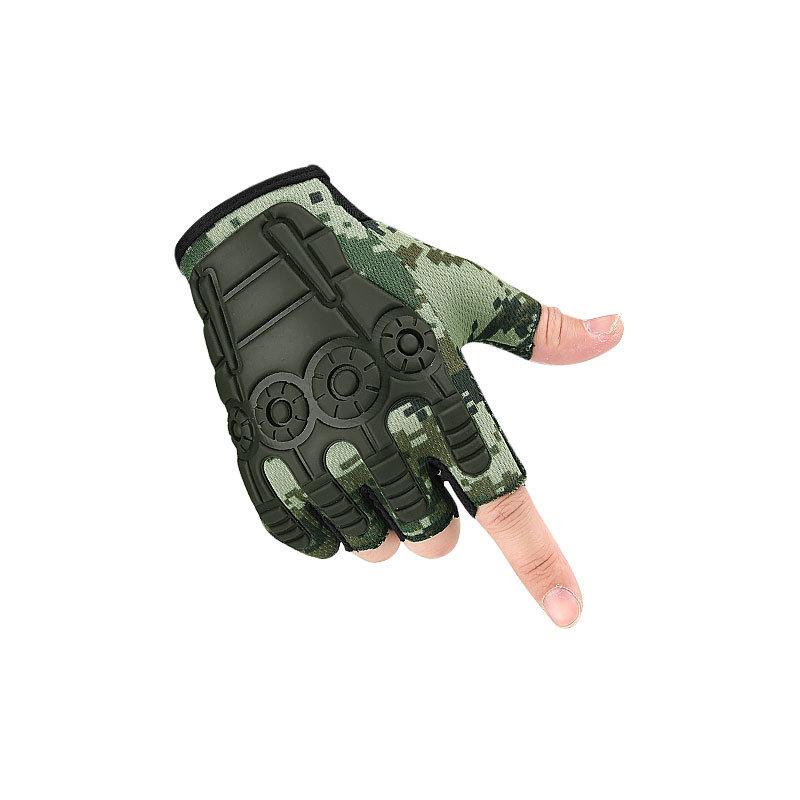 Half Finger Tactical Gloves Men's and Women's Outdoor Sports Fitness Cycling Mountaineering Bicycle Non-slip Gloves