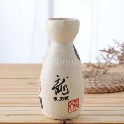 Restaurant decoration Decorative sashimi Salmon garnish bottle Dry ice small pot ice cup Wine bottle Japanese creative ceramics