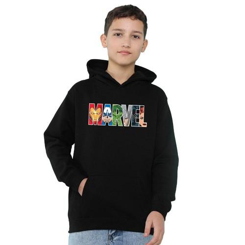 The Avengers Childrens/Kids Brick Logo Pullover Hoodie