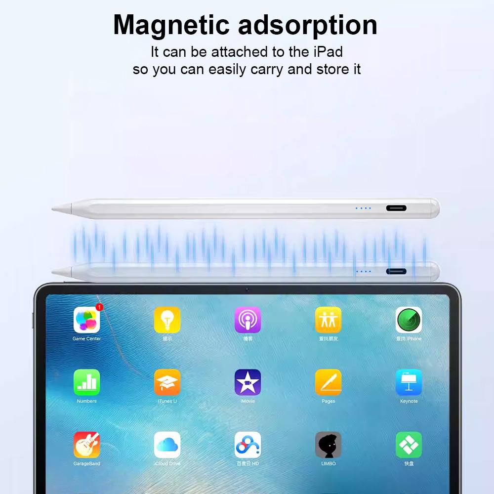For iPad Pencil With Magnetic Attachment Pencil iPad Stylus Phone iPad Accessories Extra Long Standby Pencil Touch Pencil