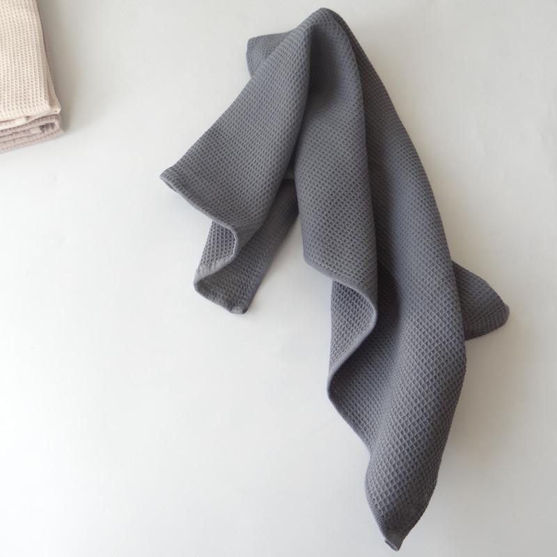 Serviette de cuisine gaufrée en coton