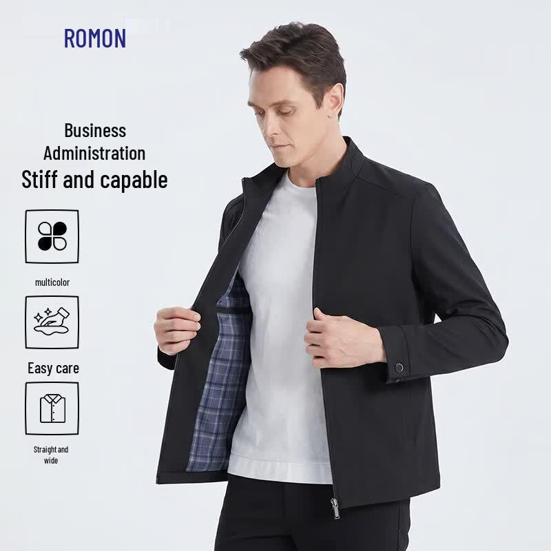 Romon Men s Business Casual Jacket XL