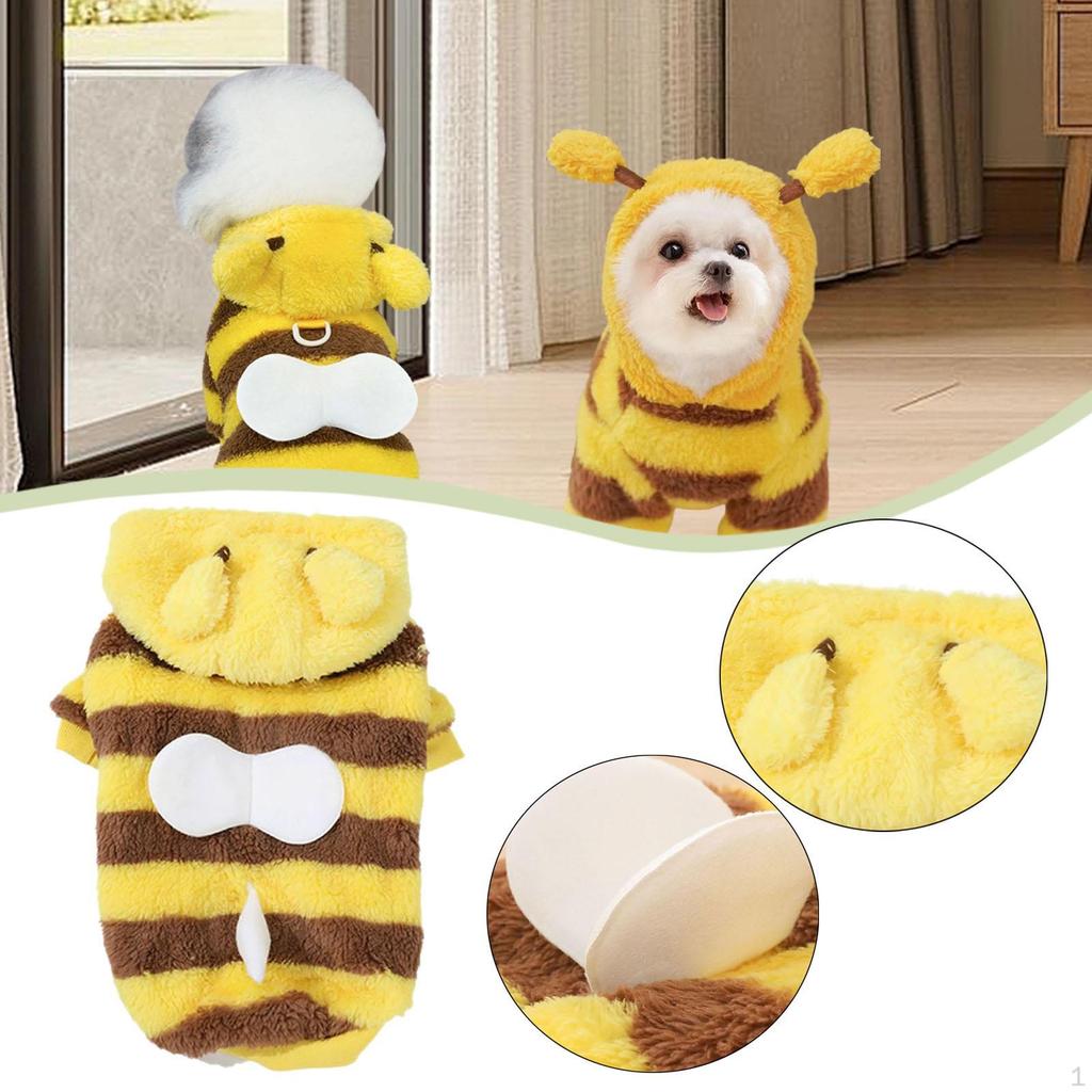 Hunde-Hoodie Sweatshirt Cosplay-Pullover Atmungsaktive Kleidung Kleidung Wintermantel für Feier