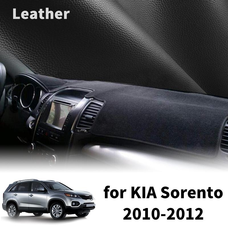 For KIA Sorento 2010 2011 2012 High Quality Dashboard Cover Dashmat Sunshade Anti‑UV Protector Dash Mat Pad Accessories