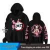 Demon Slayer Tryckt Unisex Huvtröja