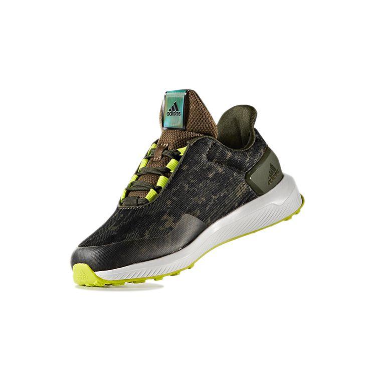 Adidas Rapidarun Uncaged Wide K Non-Slip Shock Absorbing Breathable Low-Top Running Shoes Kids Running Shoes Olive-Green CP9844