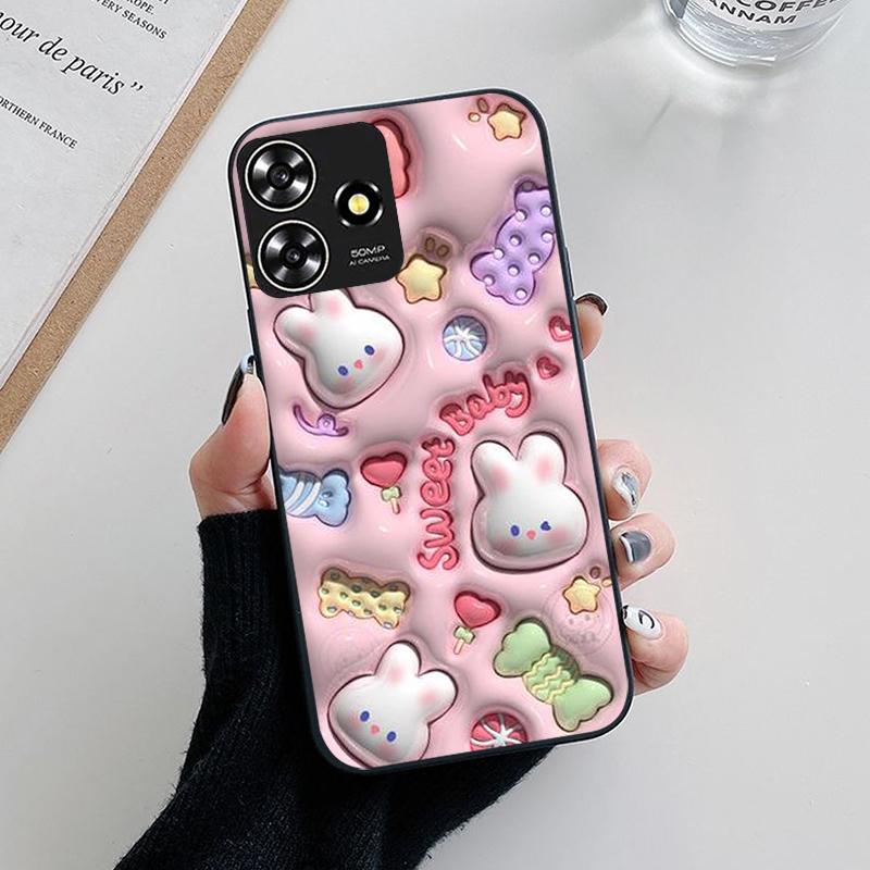 Pre ZTE Blade V50 Dizajnové puzdro Kvetinové maľované silikónové puzdrá Pre ZTE Blade A73 4G / V50 Smart Axon 50 Lite Puzdro TPU kryt Fundas