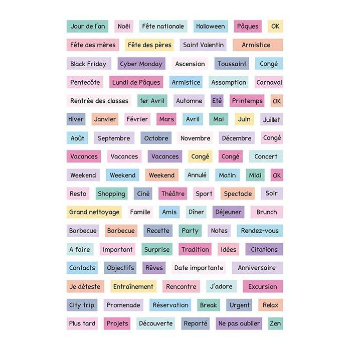 Planner Stickers - Events