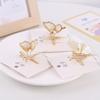 Spring Moving Butterfly Hairpin Gold Silver Bangs Hairclip Gift Butterfly Hair Clip