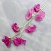 Sweet Artificial Flower Pea Wedding Hotel Restaurant Room Wall Decoration