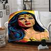 1pc Wonder Woman, Superhero Blanket | Polyester Fiber, All-Season Comfort for Sofa, Bed, Office, Car, Camping, Ideal Home Decor & Gift, Office Comfort