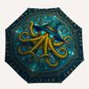 Magical Octopus Wizard Hat: Mystical Fantasy Accessory Umbrella, Portable 3-Fold Compact Umbrella for Men & Women R158