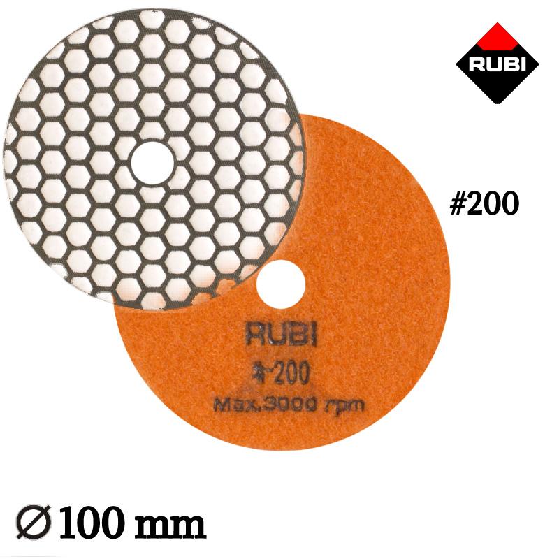 Rubi Dry Polishing Disc For Stone P200
