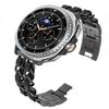 Metall+Leder Armband für Samsung Galaxy Watch 8 Classic 46mm/Ultra 47mm Mode-Armband für Galaxy Watch 8 44mm 40mm Sportband