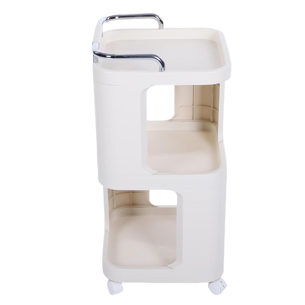 Rolling Utility Cart with Handle Multi Functional Storage Trolley for   Living Room Movable Storage   with Wheels
