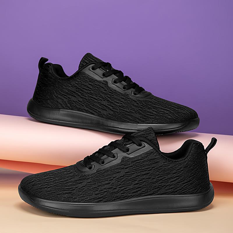 Spring and Summer Mesh Men's Shoes Soft-soled Casual Sports Shoes Breathable, Lightweight, Versatile and Comfortable Running Shoes Men's Thick Soles