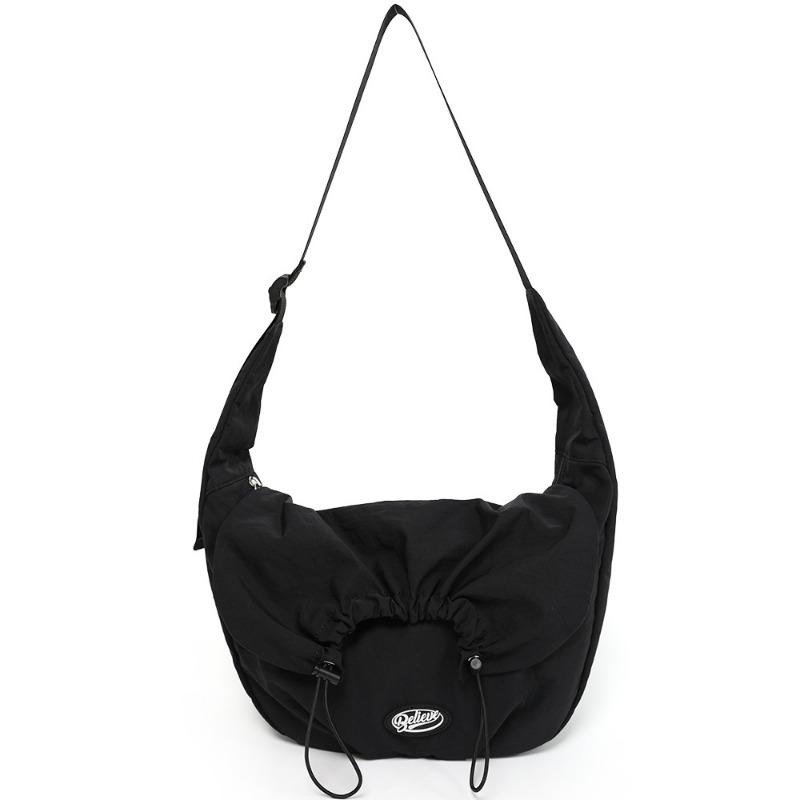Nylon Fabric Dumpling Bag Simple Cycling Sports Bag Crossbody Bag College Students Class Crossbody Bag