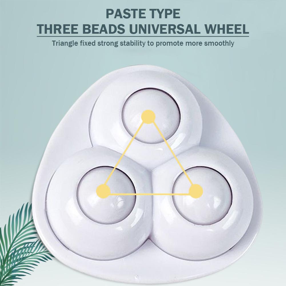 40PCS Self Adhesive Swivel Caster Wheels 360 Degree Free Rotation Small Wheels No Noise for Trash Can Bottom Kitchen