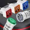 1Pc Euro Plug Ac220V Led Digital Voltmeter Ammeter Voltage Tester Monitor Voltage Current Meter Detector Voltmeter Indicator