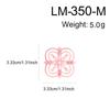 [Y]1PC Oriental Floral Clay Cutters Geometric Tile Pattern Molds For Polymer Earring And Jewelry DIY